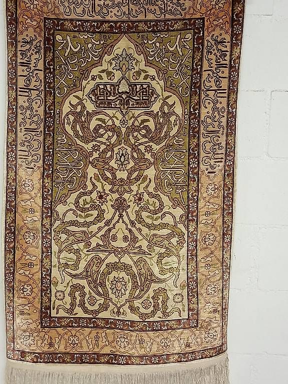 Tappeti: Seiden  und silber hereke teppich vintage – Usato da Dübendorf venduto da Babyl2945 3