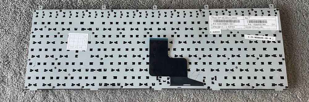 Tastaturen: Clavier pour portable MP-08J46CH-430W – Neu (gemäss Beschreibung) aus Lausanne von Enetg 1