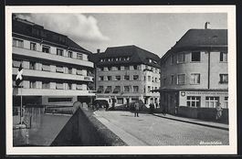Rheinfelden, Partie am Hotel-Restaurant 