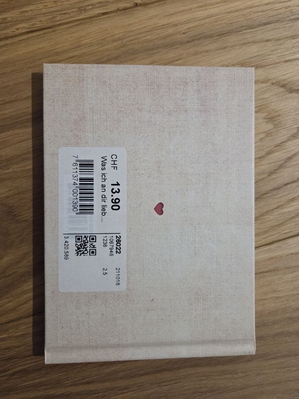 Bücher: Buch "Was ich an dir liebe Tochter" neu – Neu (gemäss Beschreibung) aus Uezwil von Jillenzio 1