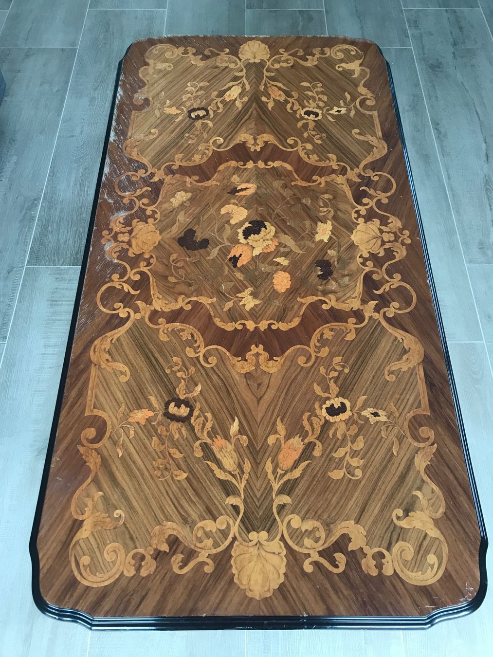Tables: Antique Tisch mit lackiertem Blatt – D'occasion à Lausanne par opi_92cn 5