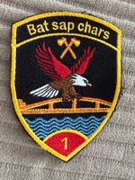 Badge: Bat Sap Chars 1 - Schweizer Armee