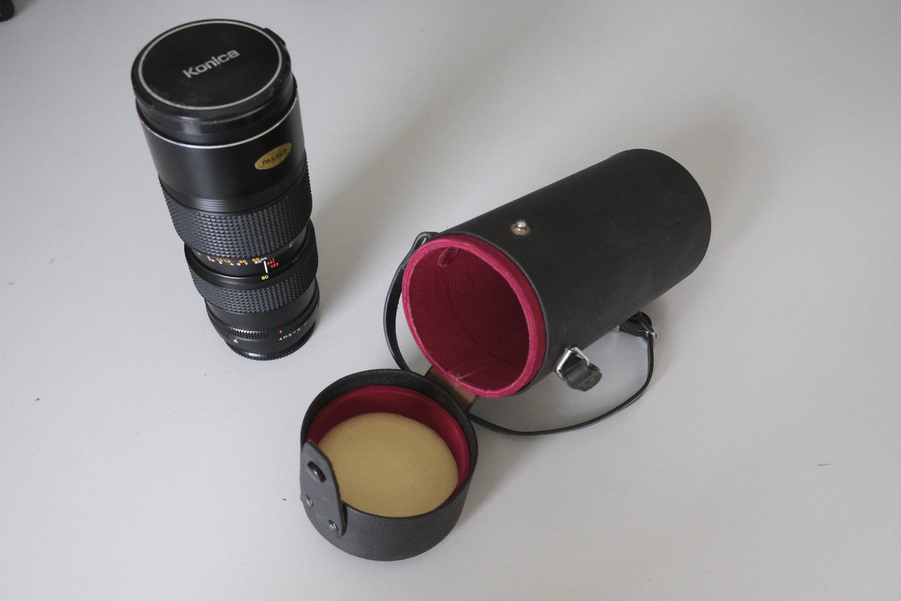 Konica Kamera: Konica FS-1 Biltz und 5 Objektive – Gebraucht aus Romanshorn von  6