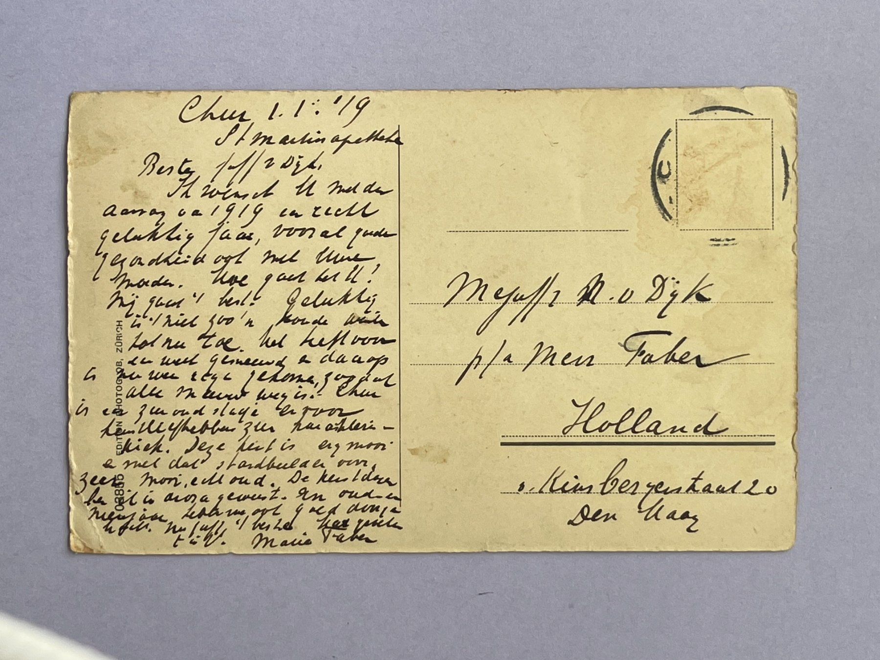 Cartoline postali: Chur - St. Martinsbrunnen – Usato da Steg VS venduto da _vinci_ 1