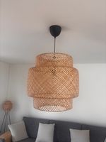 IKEA SINNERLIG Hängeleuchte – Bambus (50 cm) – Top Zustand