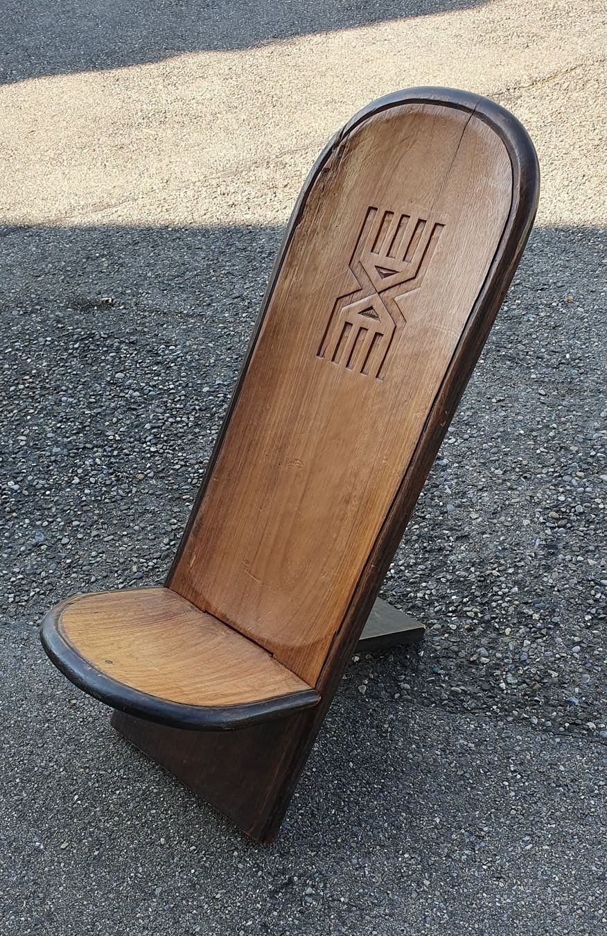 Chaises: Afrikanischer Vintage-Stuhl – D'occasion à Uetikon am See par getit_53 1
