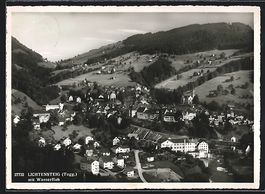 Lichtensteig /Togg., Teilansicht mit Was
