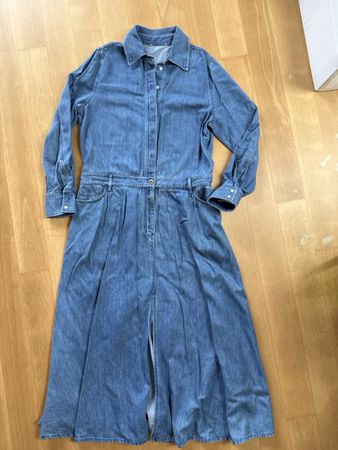 Coole Jeans Kleid Hemdblusenkleid Gr. 38 -40Top Zustand!