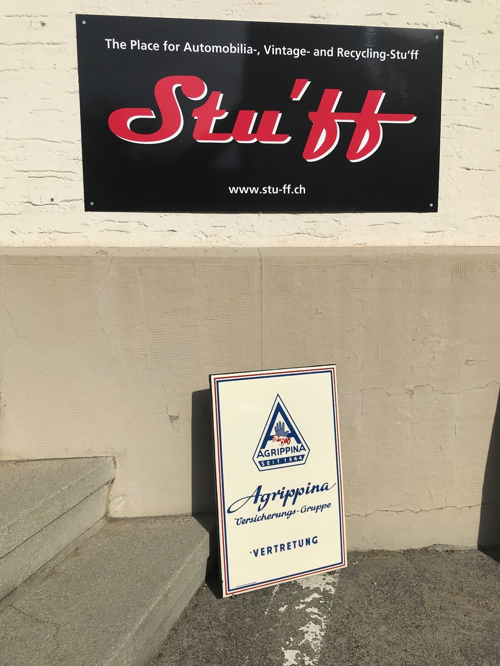 Schilder: Agrippina Versicherungs-Gruppe Emailschild – Gebraucht aus Erlinsbach von Stu-ff 7