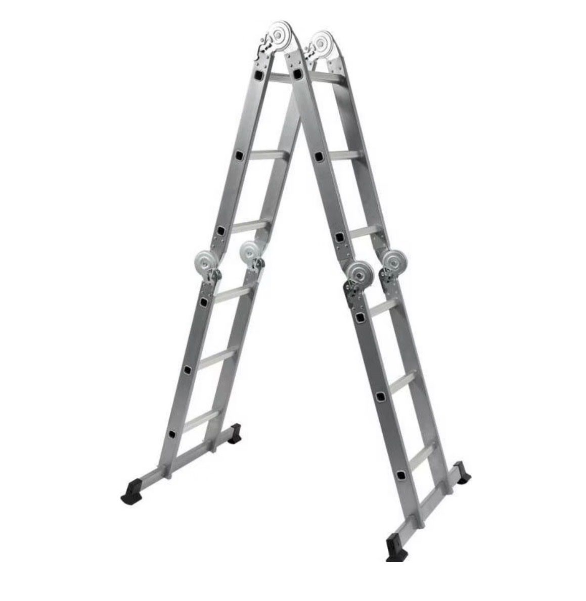 Echelles: Aluminium Multifunktionsleiter Teleskop Klapp-Leiter – D'occasion à Lupfig par Hasihopp 1