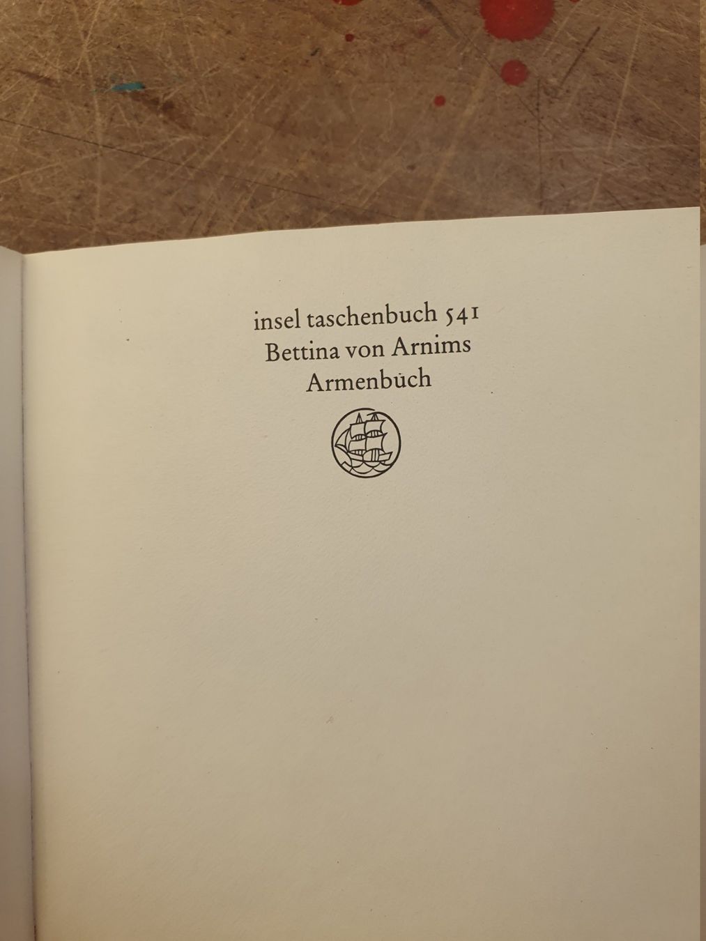 Libri: Armenbuch - Bettina von Arnims – Usato da Zürich venduto da loosebone 2