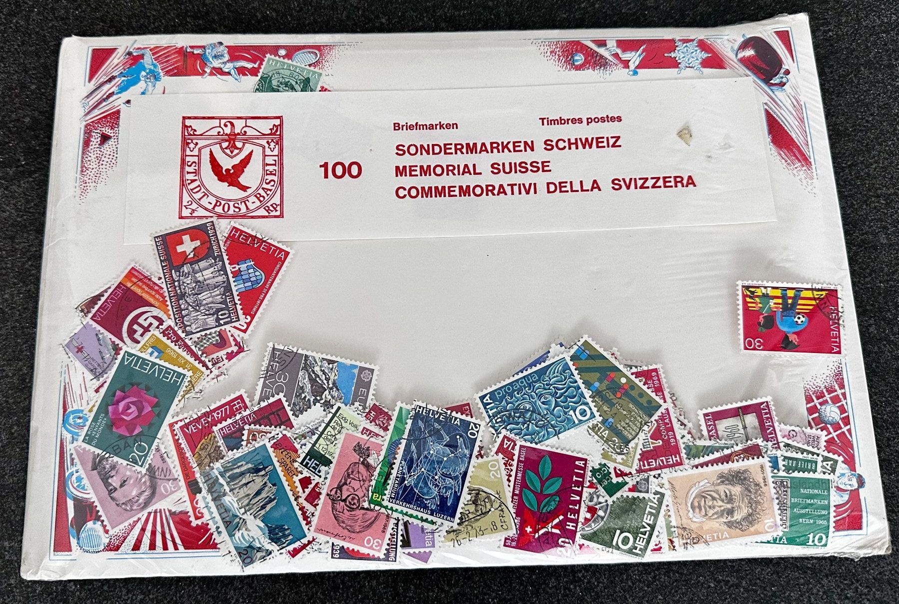 Tutti i francobolli: Schweizer Briefmarken Sammlung, Sonderausgabe Schweiz – Usato da Steffisburg venduto da mon_rf2y
