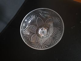 kleine Kristall Glas Schale 12 cm