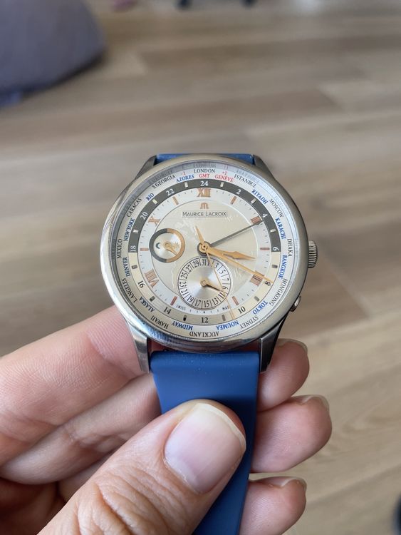 Maurice Lacroix Orologi: Maurice Lacroix Worldtimer Automatic Watch Full Set Serviced – Usato da Euthal venduto da dieUhrenwerkstatt 4