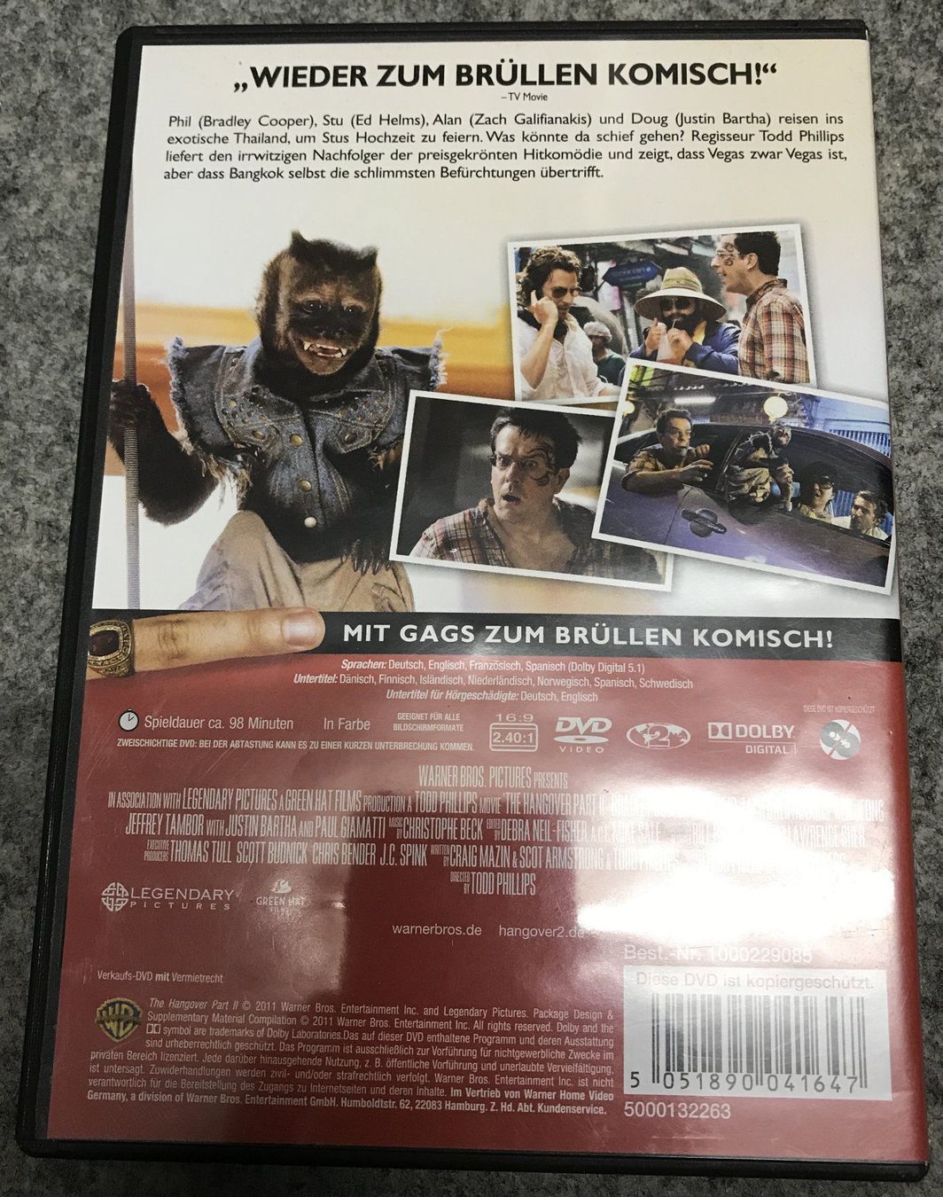 Tutti i DVDs: DVD- Hangover 2 – Usato da Guntershausen venduto da Gloominati 1