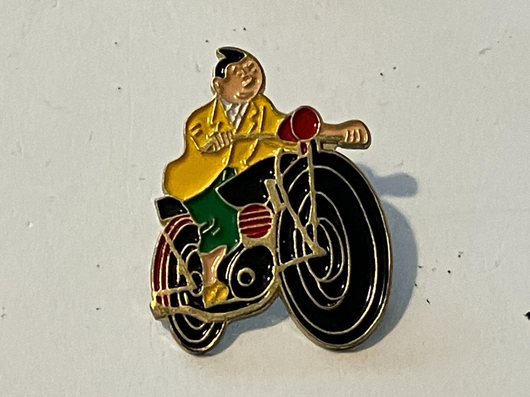 Plaketten & Abzeichen: 1 Pin Tim auf Motorrad – Gebraucht aus Basel von djwwpp