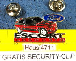 FORD COSWOTH ESCORT PIN GEPRÄGT  32mm VINTAGE OLDI