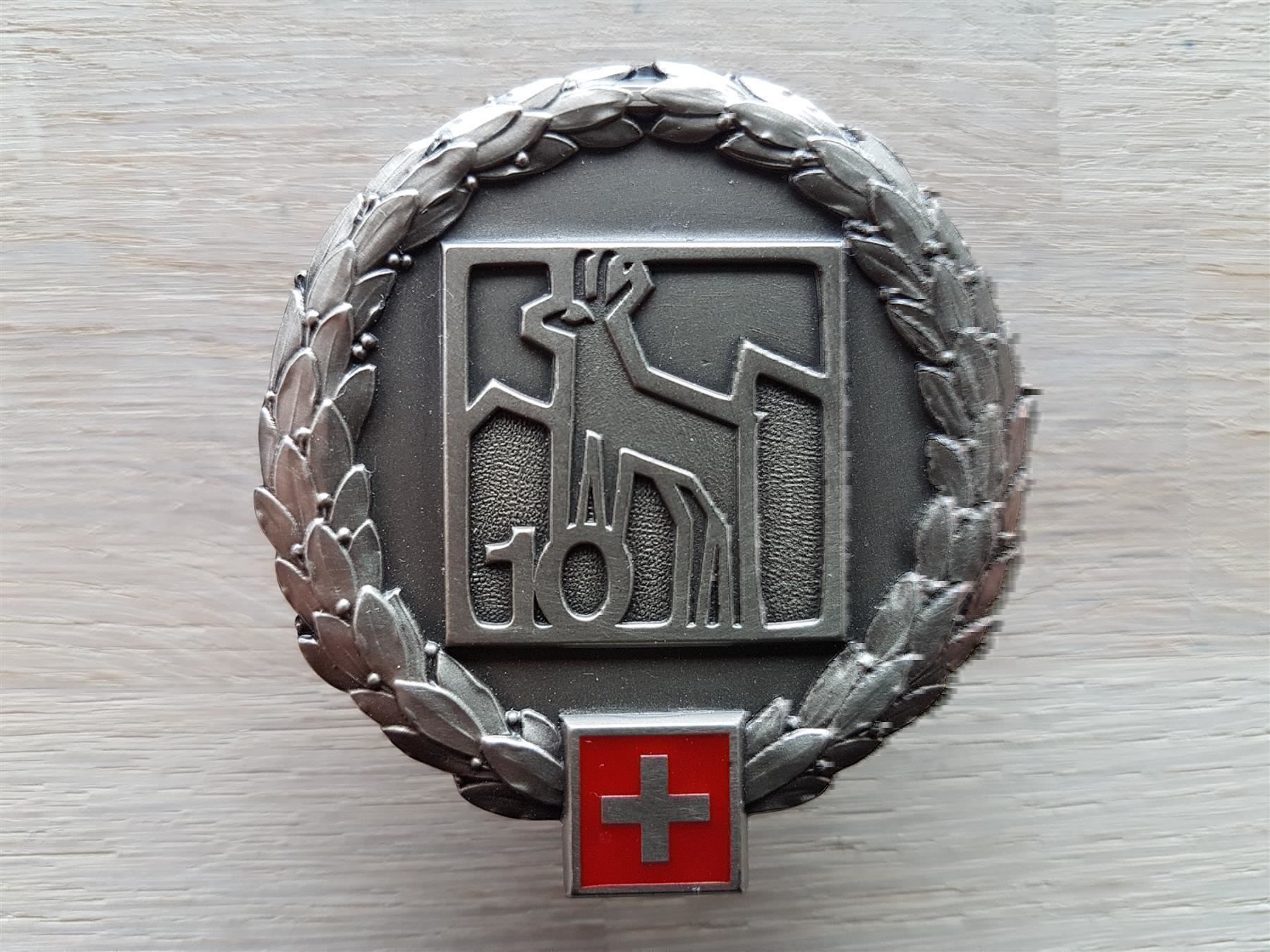 Placchette & Badge: Béret Emblem Geb Div 10 – Usato da Erlinsbach venduto da S700