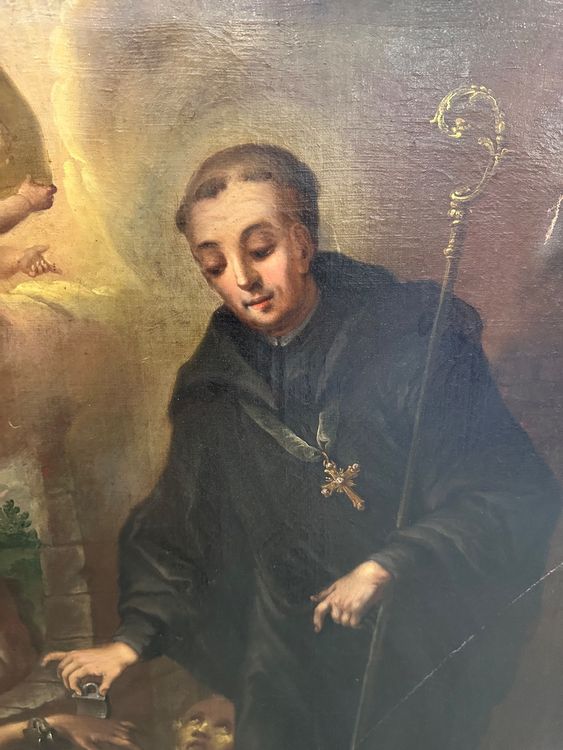 Leonhard von Limoges Gemälde von 1777 Kaufen auf Ricardo