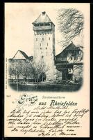 Rheinfelden, Storchennestturm mit umgebe