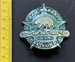 Marin San Rafael California USA Steuerrohrplakette Fahrrad
