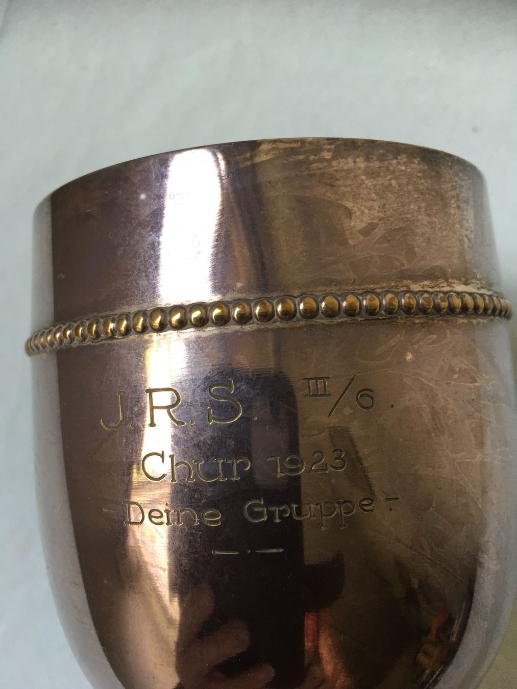 Sonstiges zum Sammeln & Seltenes: versilberte Trophäe – Gebraucht aus Bern von aiz_2xxb 1