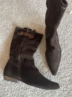 Just Cavalli Wildleder Stiefel, braun, Gr 41