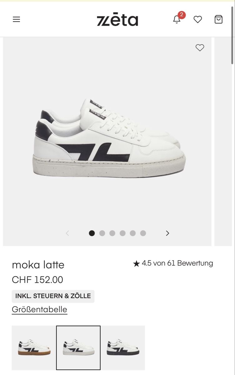 Chaussures femmes: Nespresso Sneakers Grösse 38 – D'occasion à Schlieren par cor_jgb7 9