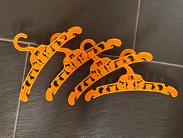 Vintage 1950/60s Kinder Plastik Kleiderbügel x 4