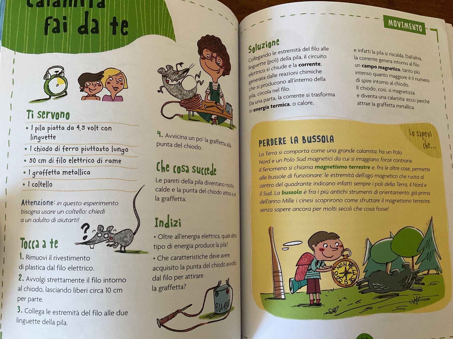Livres: "Magie della Scienza" EXPERIMENTS italian – D'occasion à Avenches par Lactobacille 1