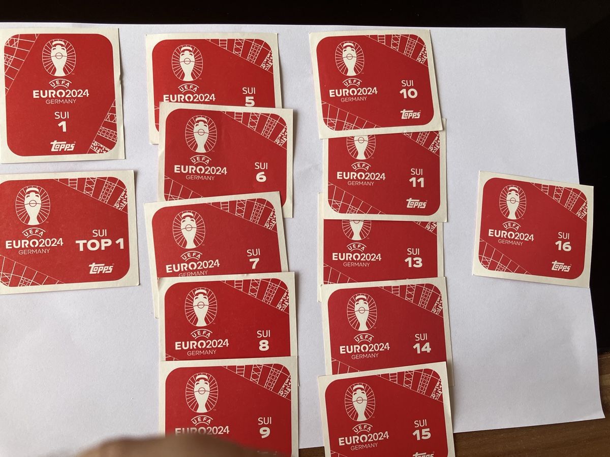 Topps Carte collezionabili: Topps EURO2024 Stickerset Schweiz  – Usato da Bülach venduto da gmeli84 1