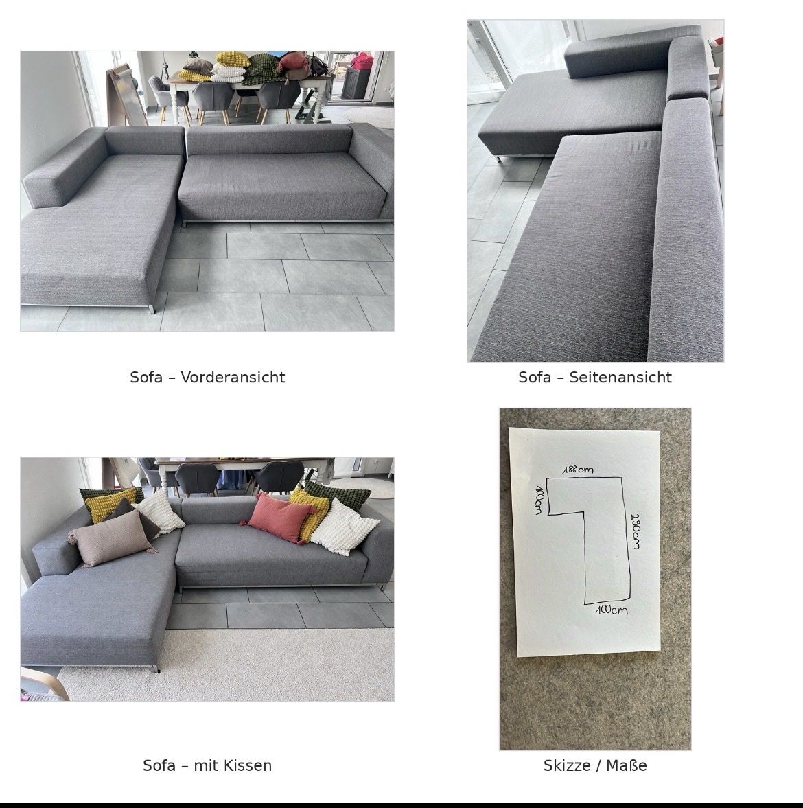 Sofas: Ecksofa von Micasa – D'occasion à siebnen par litschi24