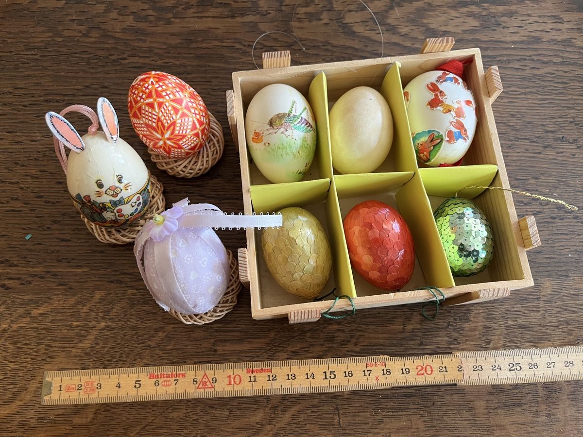 Tutte le decorazioni: 7 Ostereier und 2 Gratis dazu Deco – Usato da Urnäsch venduto da schneewittli. 2
