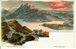 Rigi Staffel - Steinmann Litho
