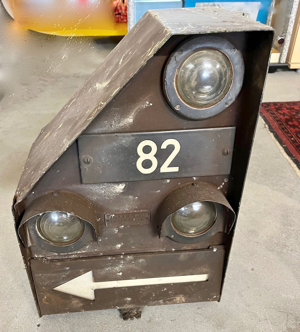 SBB/CFF/FFS Sonstige Eisenbahn: SBB CFF Weichensignal original – Gebraucht aus Bleiken von hbw45