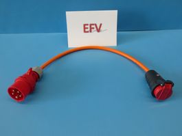 Strom Adapter CEE 16A 5P IP44 zu T25 16A 5P IP55