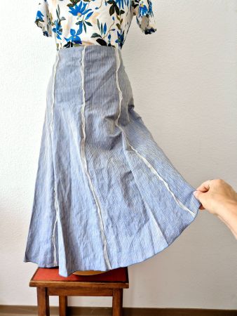 ROCK 38 M LINEA RAFFAELLI JUPE,  TOP ZU EVA KYBURZ SHIRT