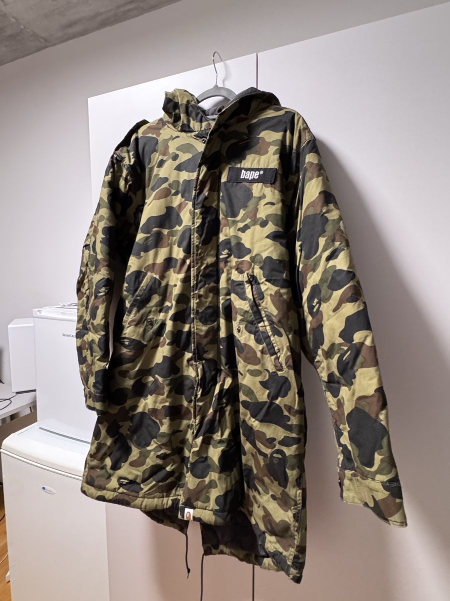 Cappotti: BAPE 1st Camo fishtail Parka Jacke A bathing ape – Nuovo (secondo la descrizione) da Zürich venduto da tim_t6kb