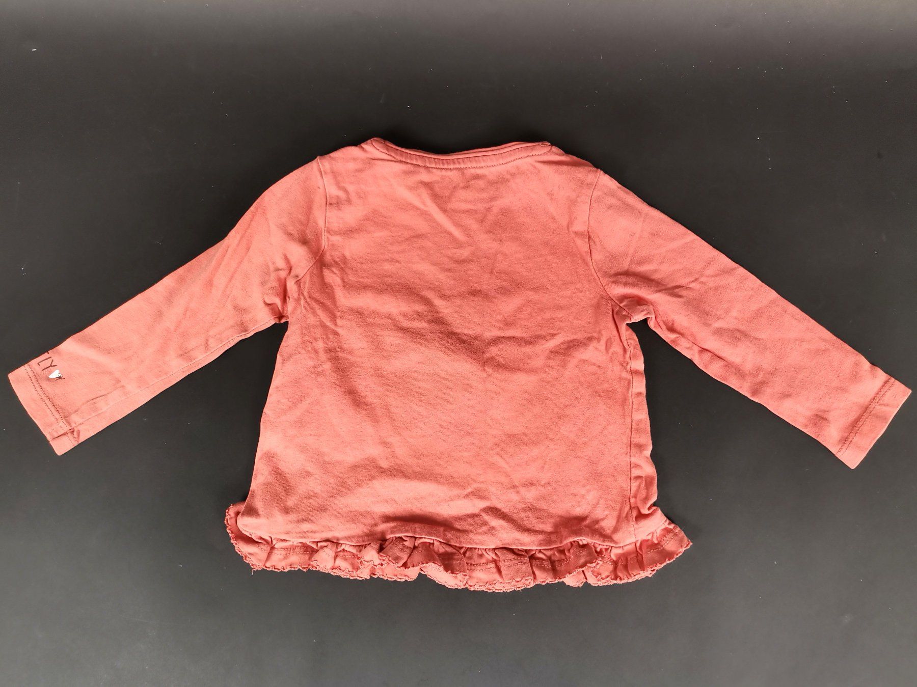 S.Oliver Camicette, T-shirt & Top: S.OLIVER Baby Langarmshirt Orange Gr. 68 – Usato da Schaffhausen venduto da Restwert_SH 1