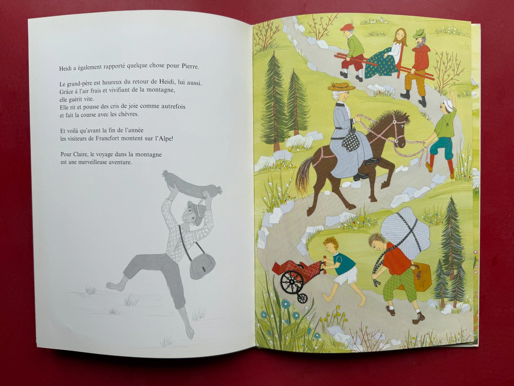 Libri: Bilderbuch   Heidi  en  francais – Usato da Subingen venduto da ArtBead 5