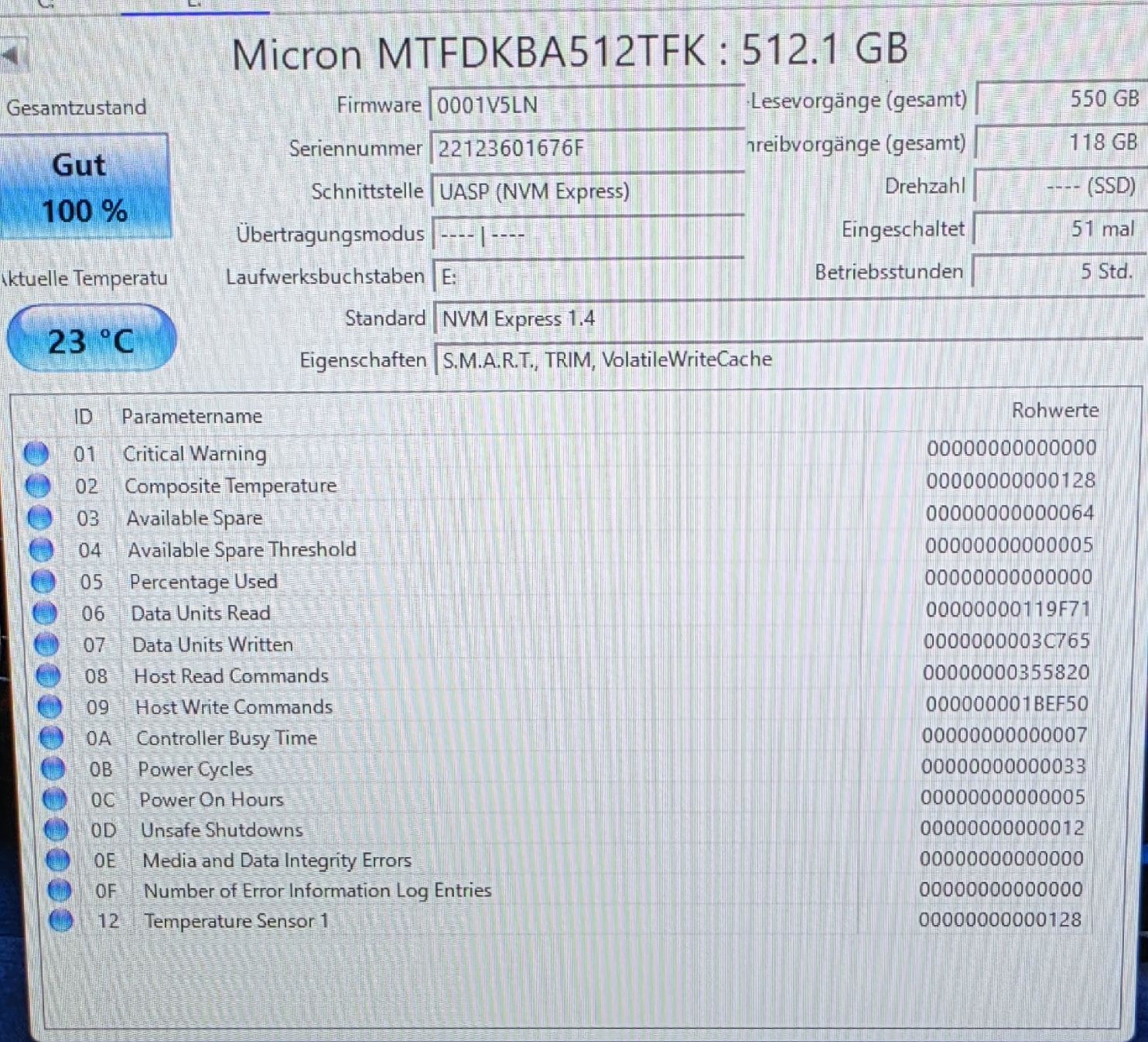 Disques durs: m.2 ssds , 2× 512gb – D'occasion à Chur par B58tech 2