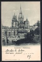 AK Lausanne, Cathédrale, 1900