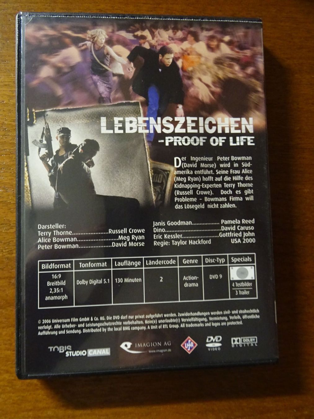 Tutti i DVDs: Lebenszeichen - Proof of Life – Usato da Erstfeld venduto da Mario_boe0 2