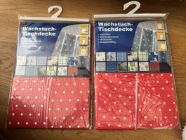 Wachstuch Tischdecke 2x