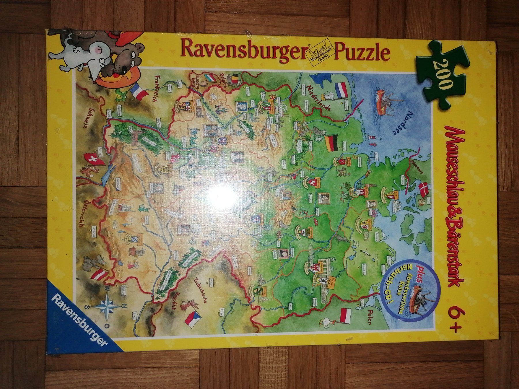 Ravensburger Puzzle: 200 Puzzle Deutschland – Nuovo e nell'imballaggio originale da Dübendorf venduto da lus_d2rx