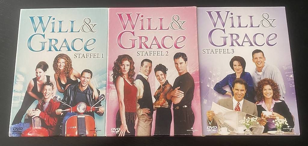 Tutti i DVDs: Will & Grace Staffeln 1-3 DVD – Usato da Basel venduto da Oleander40