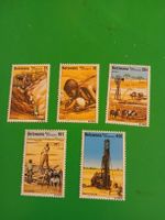 Lot de 5 Timbres Botswana - Développement de l'eau.