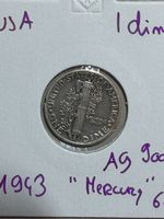 USA - 1 dime - 1943 AG - Mercury 