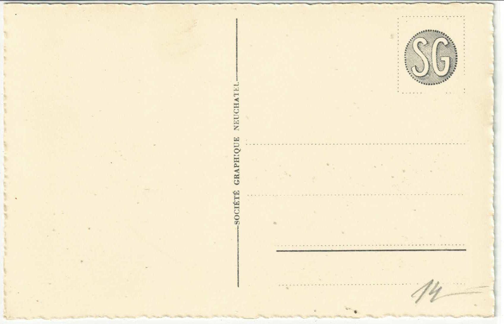 Cartoline postali: Chatel-St-Denis - Vue generale – Usato da Ettingen venduto da Kartenplanet 1