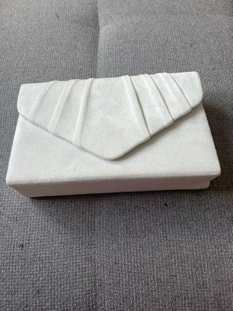 Pochette / Sac de soirée élégant blanc (style enveloppe)